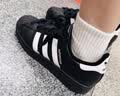 阿迪达斯（adidas）Superstar 2贝壳头三叶草经典女款运动板鞋JH9977黑色 36.5 实拍图