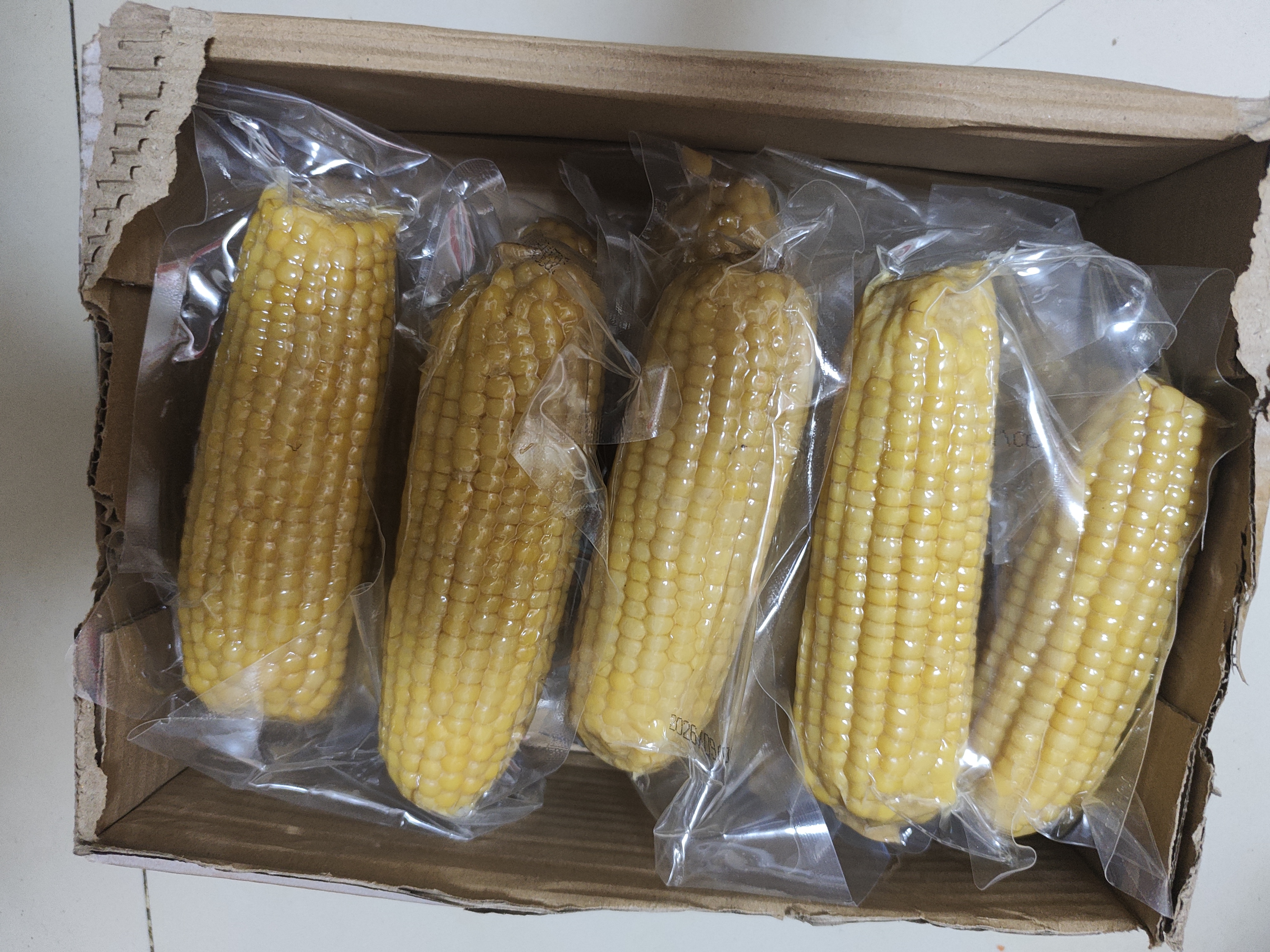 京鲜生 东北小糯九黄糯玉米150g*10棒 真空包装黏玉米棒 源头直发 实拍图