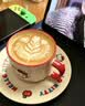 名创优品（MINISO）Hello Kitty苹果马克杯带碟陶瓷杯200mL女生学生杯子可爱水杯 实拍图