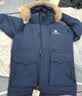 骆驼（CAMEL）[王俊凯同款]户外工装派克羽绒服2026冬季防风加厚保暖大毛领外套 幻影黑，男女同款（女生拍小一码），A33CAPN145D L 实拍图