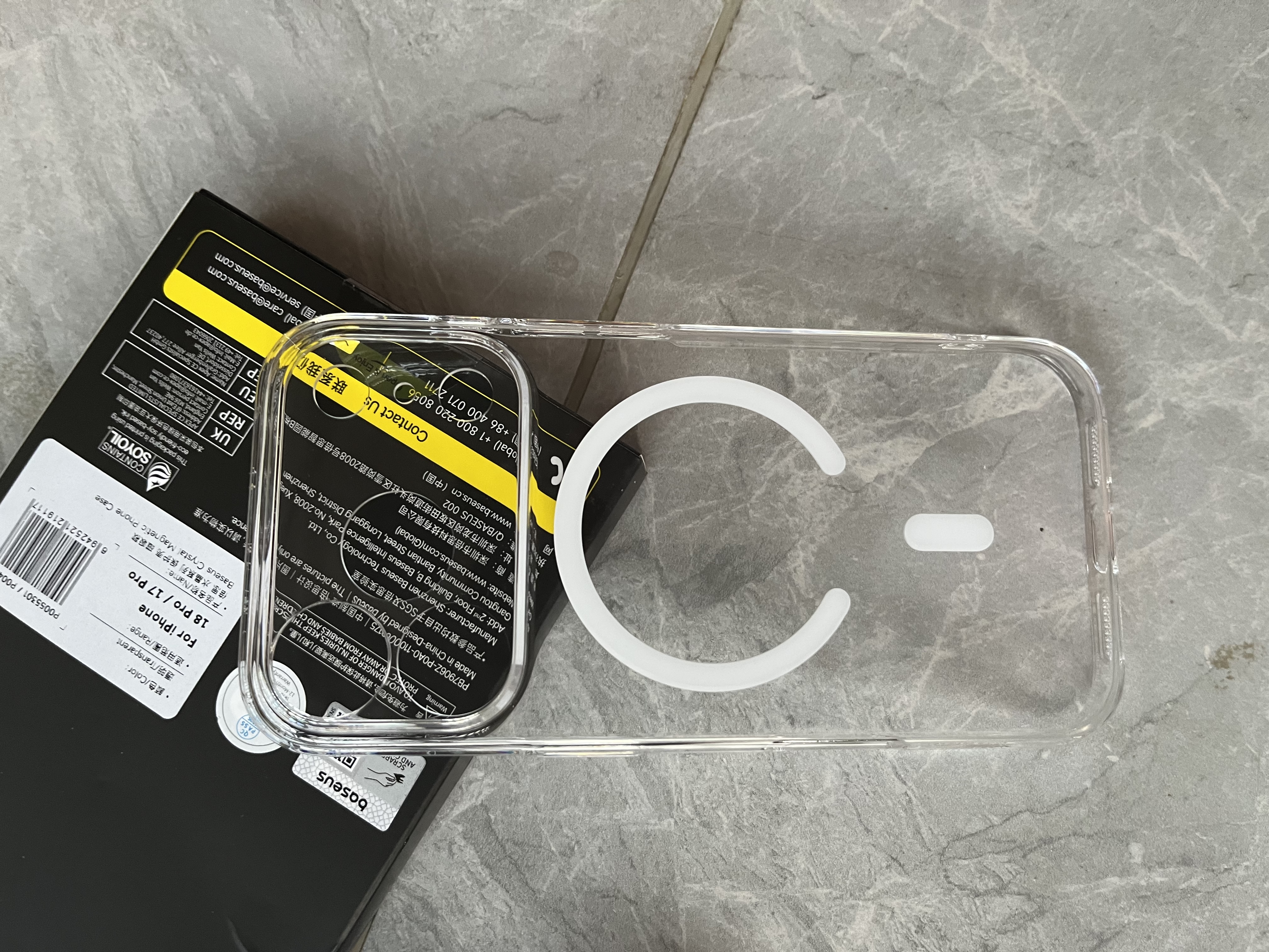 倍思【18全新开模|Rosh环保认证】用苹果18pro手机壳iphone18pro保护套磁吸透明镜头全包防摔 实拍图