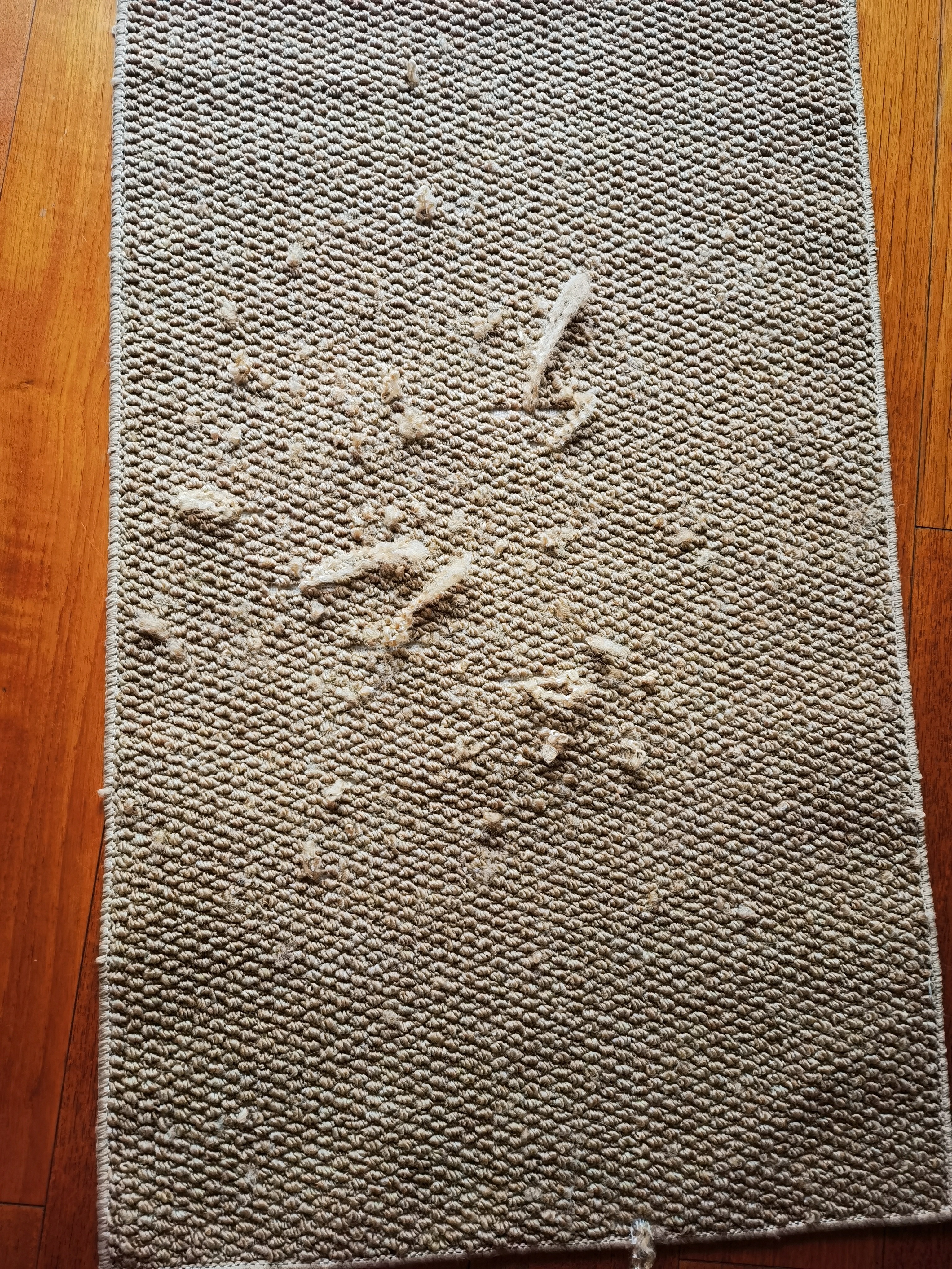 布鲁罗曼（BULULOM）入户门地垫仿剑麻地毯门垫进门脚垫 驼黄色-仿剑麻-棉布底50*80cm 实拍图