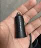 ANKER安克车载充电器30W汽车点烟器快充头转换器三口大功率车充适用华为小米苹果18/17安卓手机电脑 黑 实拍图