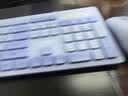 联想（Lenovo）无线键盘鼠标套装 键鼠套装 全尺寸键盘 商务办公 USB 适用笔记本台式机一体机 KN220/T221 紫色 实拍图