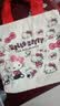 新款卡通可爱草莓熊迪士尼帆布包大容量学生书包手提斜挎女 帆布袋【蝴蝶结】27*24*6cm 实拍图