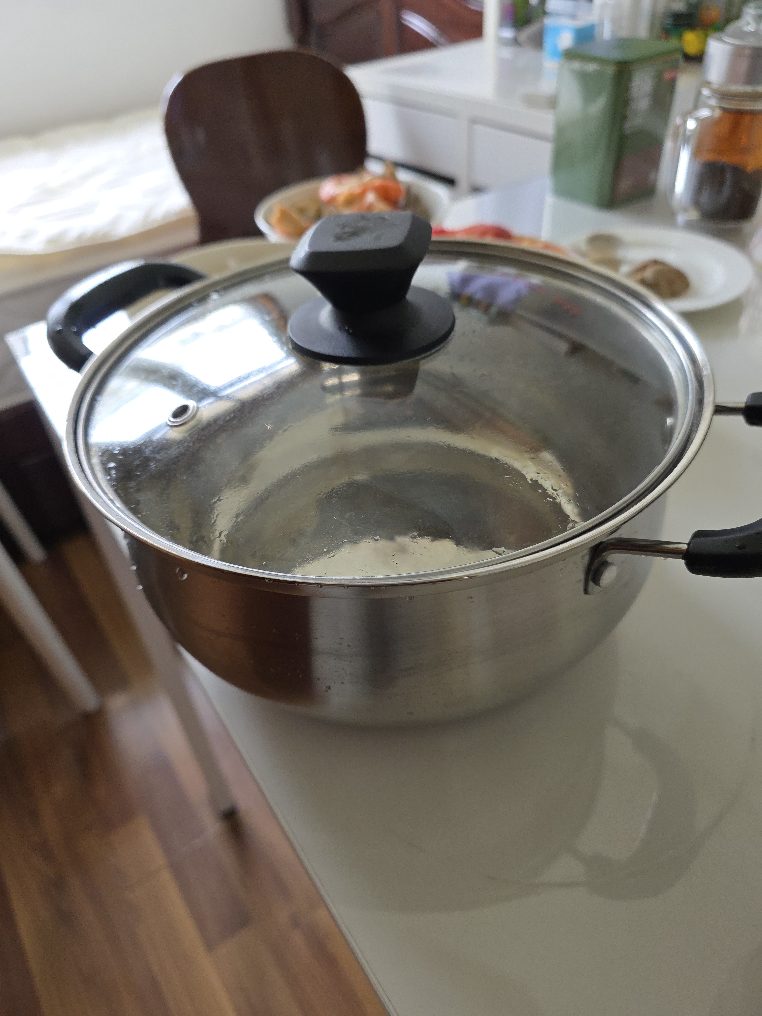 美厨（MAXCOOK）汤锅 304不锈钢汤锅汤煲22cm 加厚复合底 燃气炉电磁炉通用YC-22 实拍图