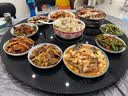 美的（Midea）暖菜板带火锅加热菜板 饭菜保温板2000w电陶炉家用多功能餐桌转盘自动旋转热牛奶双11特惠HBT100YH 实拍图