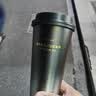 星巴克（Starbucks）咖啡宝藏流金款推盖不锈钢桌面杯430ml保温保冷水杯节日礼物 实拍图