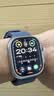 Apple/苹果手表 Watch Ultra 3 智能手表GPS+蜂窝款49毫米原色钛金属表壳铁锚蓝色海洋表带 MEWJ4CH/B 实拍图