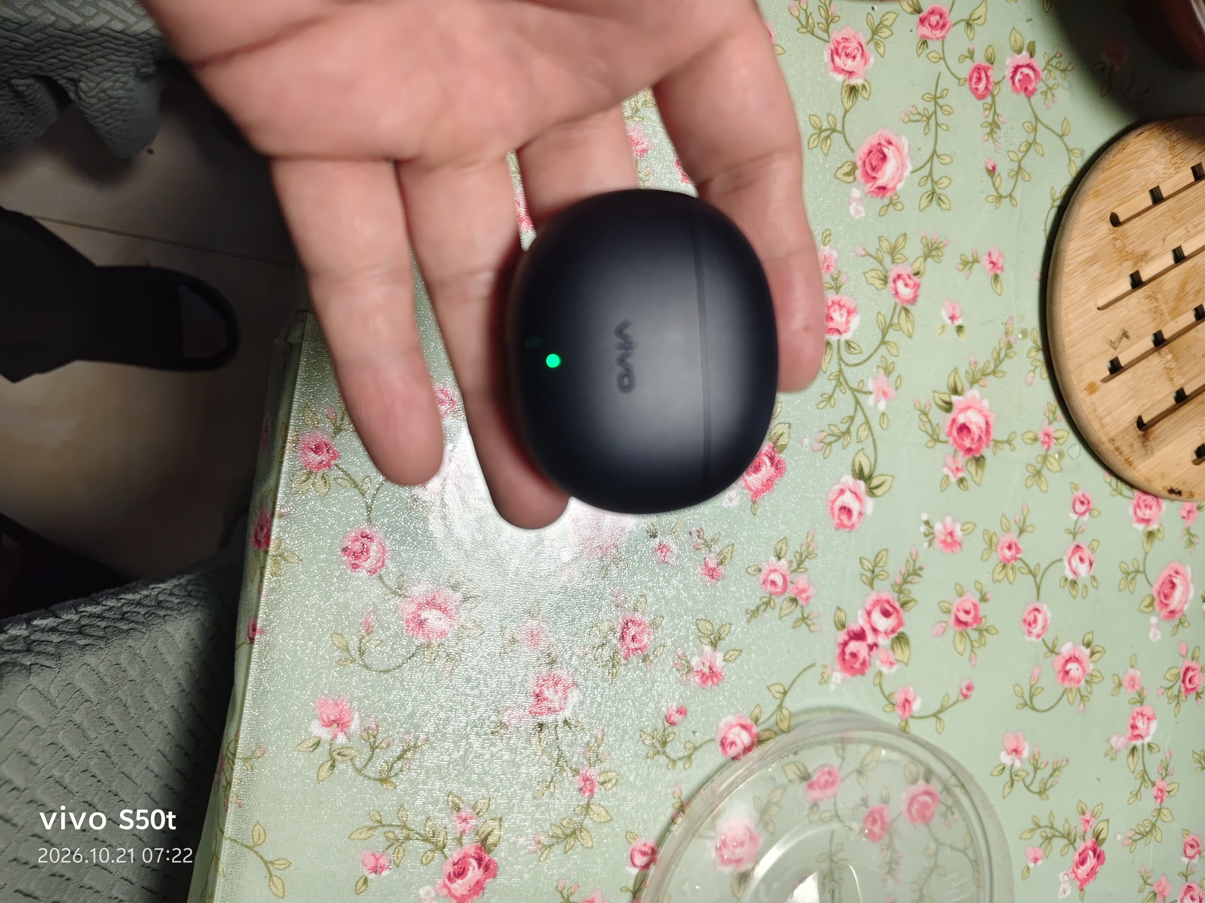 vivo TWS Air3 蓝莓蓝 45h超长续航 3.6克超轻佩戴 3D全景音频 蓝牙耳机 苹果华为小米oppo手机通用 实拍图
