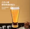 京东京造 啤酒杯 扎啤杯玻璃杯高端精酿北欧风酒杯收腰杯子中秋 415ml 2只 实拍图