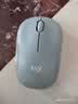 罗技（Logitech）M221 轻音鼠标 无线鼠标 办公鼠标 对称鼠标 带无线微型接收器 薄荷绿 实拍图