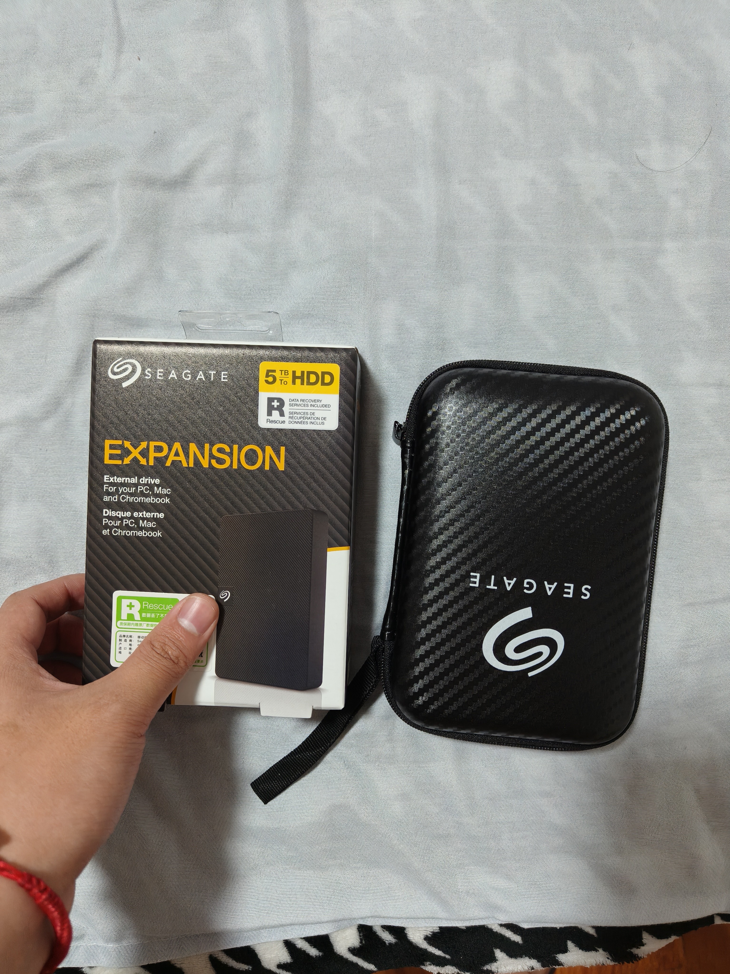 希捷（SEAGATE）移动硬盘 5TB USB3.0高速 希捷睿翼 2.5英寸 机械硬盘 黑 大容量便携外接存储 数据恢复服务 实拍图