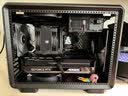 酷冷至尊（CoolerMaster）MF400 Mesh黑色 MATX铝合金风道电脑机箱 可横卧/支持360水冷排/磁吸开合盖板/预装风扇/背插主板 实拍图