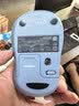 罗技（Logitech）M221 轻音鼠标 无线鼠标 办公鼠标 对称鼠标 带无线微型接收器 雾霭蓝 实拍图