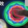百里霜指尖陀螺泄密者金色发光手指陀螺黑科技解压玩具儿童生日礼物 实拍图