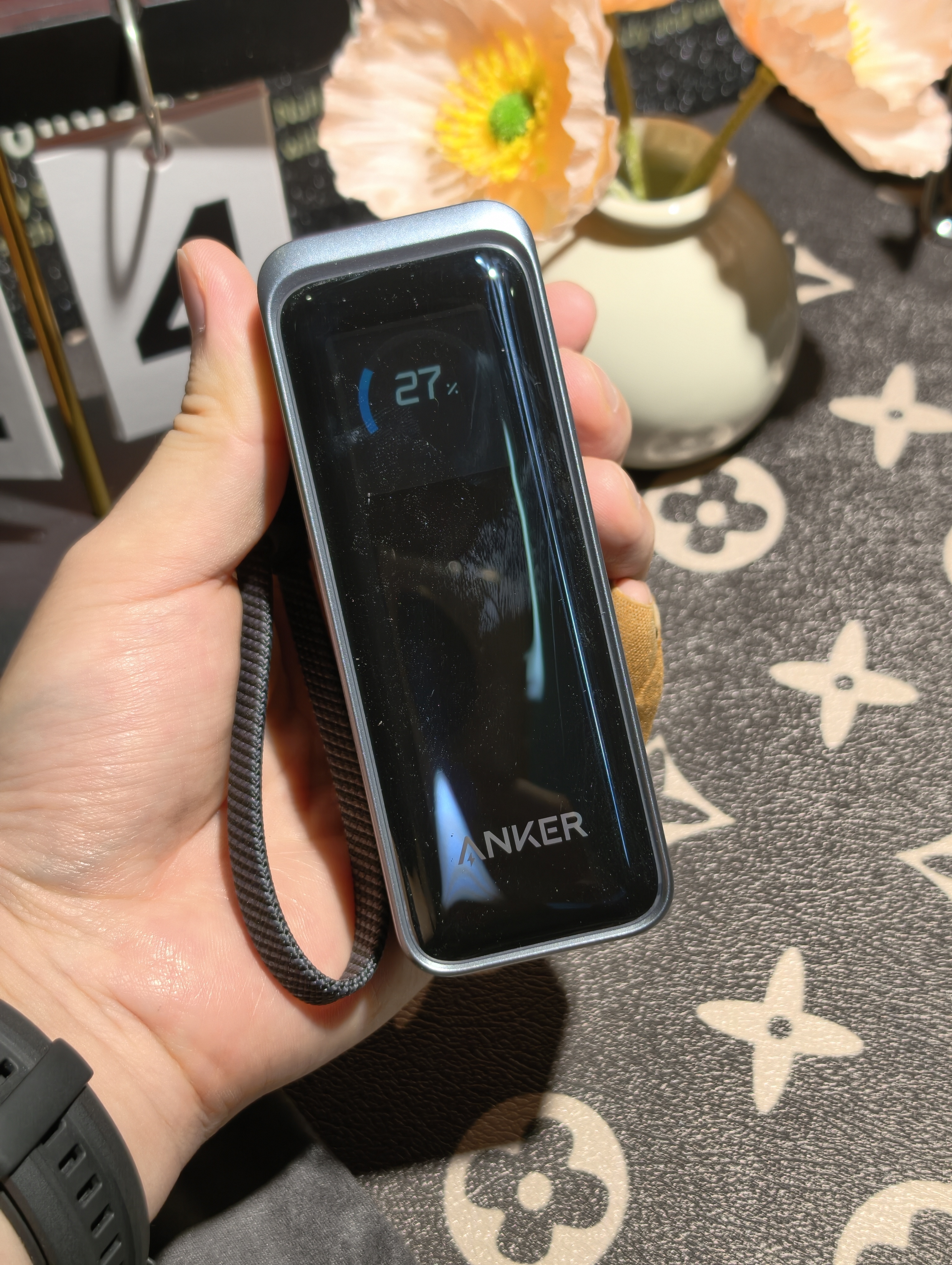 ANKER Prime安克【极致小巧】65W三合一充电宝自带插头超级快充线笔记本便携移动电源3C认证可上飞机 实拍图