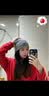 卡尔美（KELME）帽子男女秋冬季保暖户外滑雪毛线帽冷帽针织帽骑行防寒运动护耳帽 实拍图