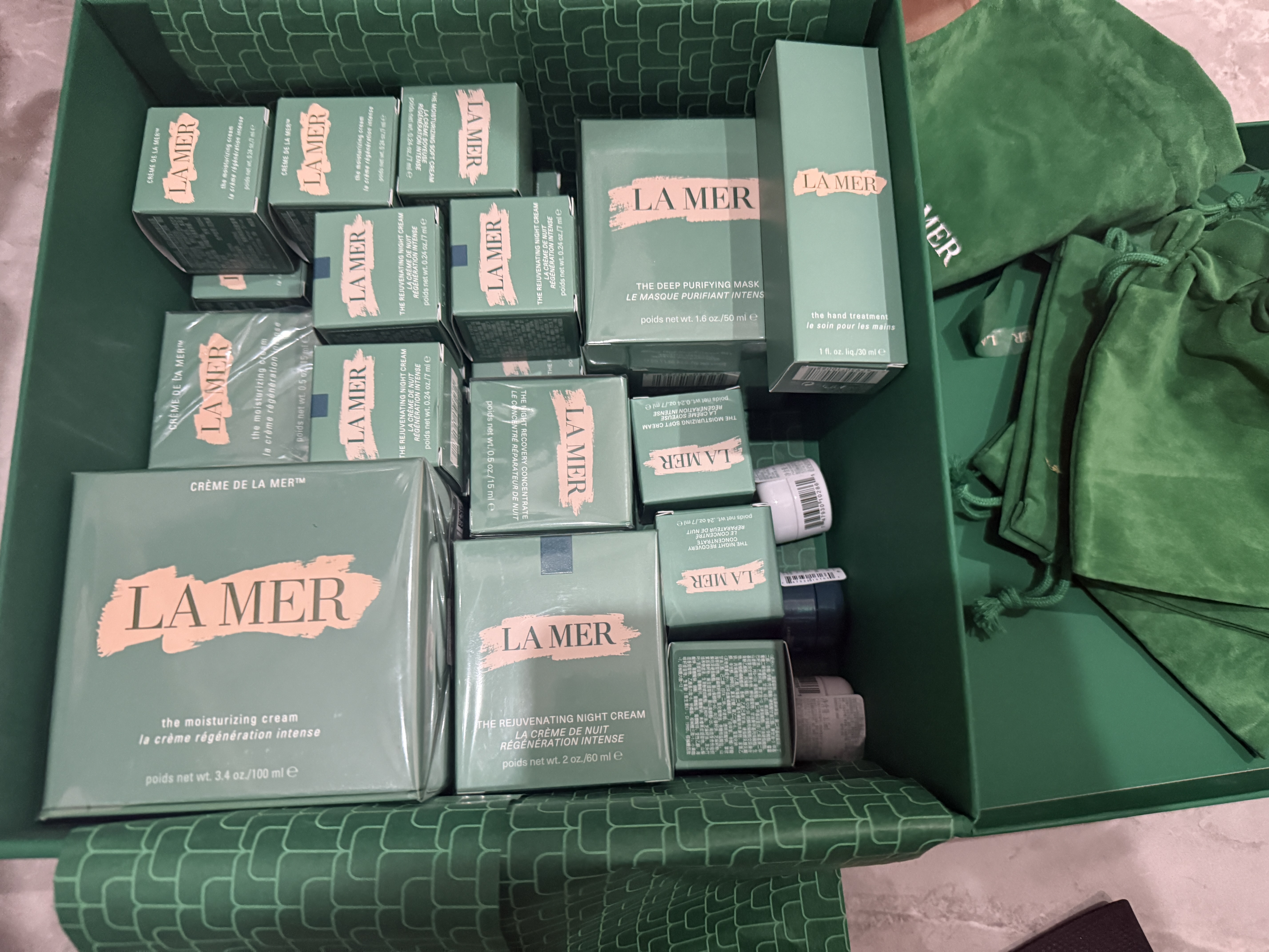 海蓝之谜（LA MER）奇迹面霜100ml保湿修护紧致护肤品套装化妆品礼盒生日礼物送女友 实拍图