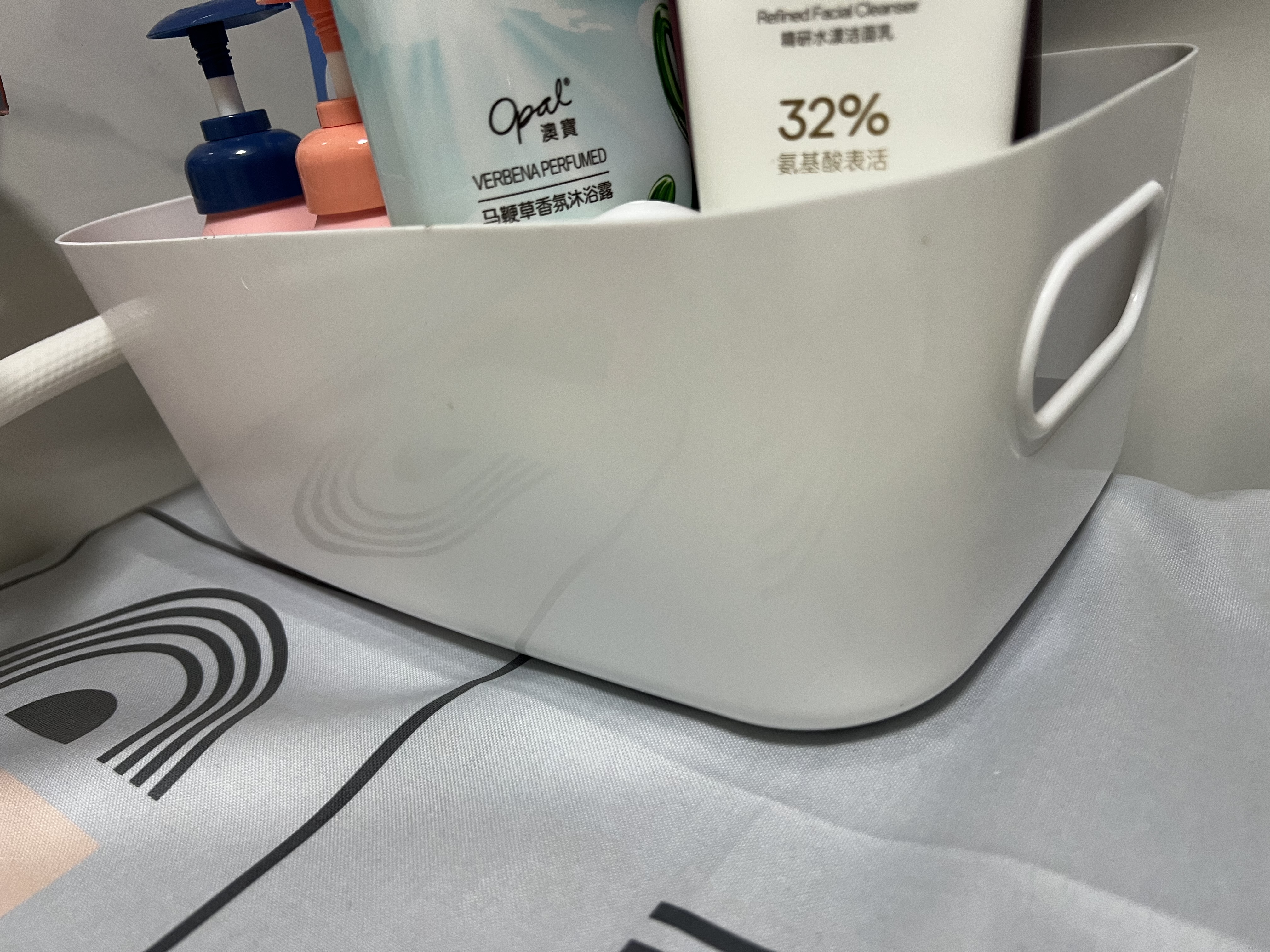 访客（FK）收纳盒桌面办公桌零食厨房整理盒杂物收纳筐内衣物整理储物盒 日式升级加厚4只【20.5*14*7】 实拍图