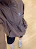 adidas通勤百搭三条纹休闲运动夹克早秋外套男女阿迪达斯三叶草 岩层深土地棕 (推荐选大一码)   S 实拍图
