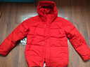 ALPINT MOUNTAIN连帽加厚羽绒服男款保暖衣耐磨外套女防泼水冬季防风御寒 【城际系列】男士红色 M 实拍图