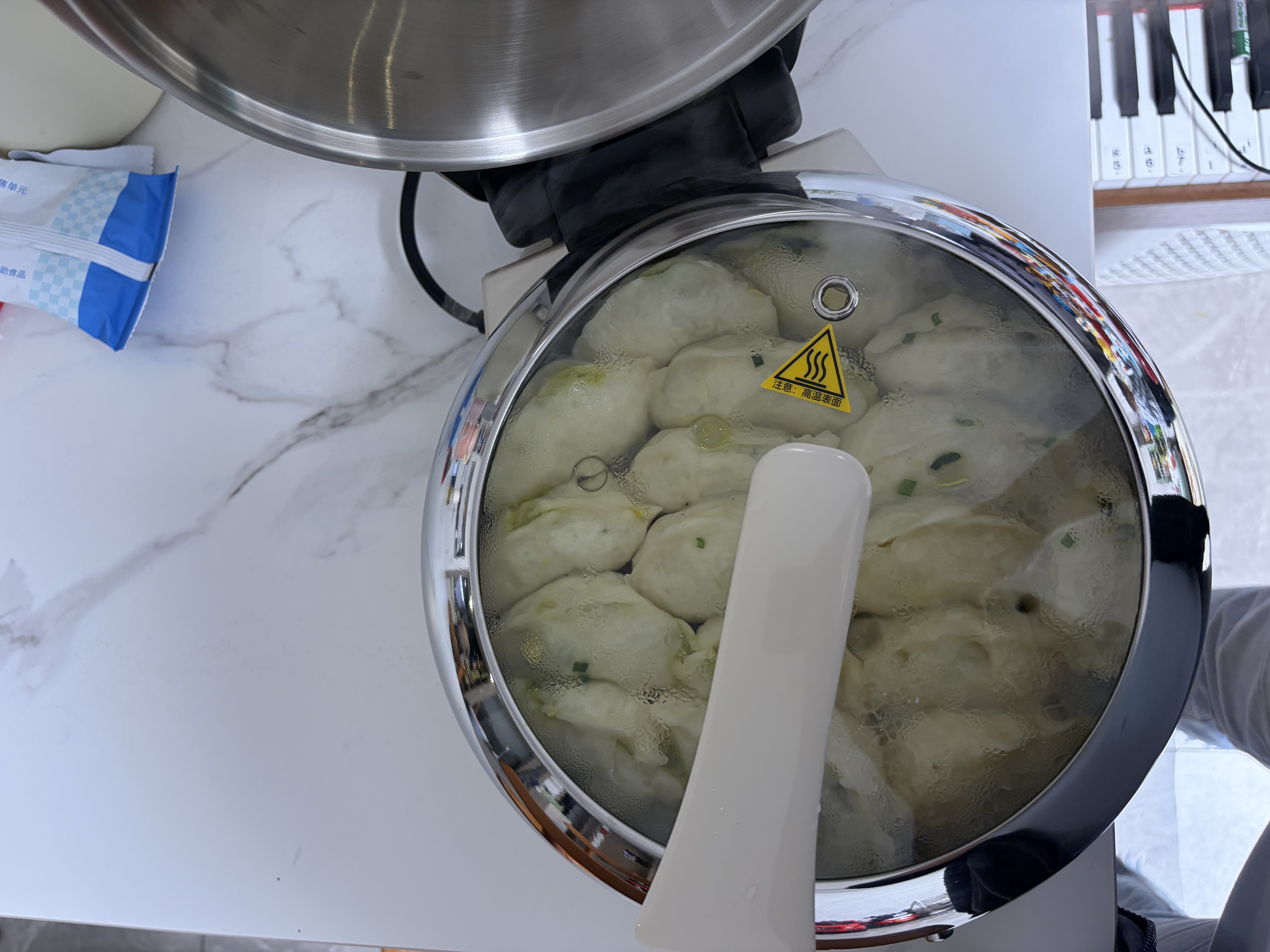 美的（Midea）电饼铛 小钢炮0涂层316L不锈钢家庭用40mm超深双面加热 煎饼锅烤肉锅烙饼锅早餐机电煎锅3038-s1 实拍图