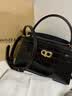 CHARLES&KEITH鳄鱼纹凯莉包手提斜挎婚包包女包生日礼物送女友CK2-50270880-1 Black黑色 S 实拍图