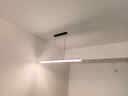 惠普餐厅灯现代轻奢吊灯简约大气流行一字长条餐桌灯臻之光吧台灯具 实拍图