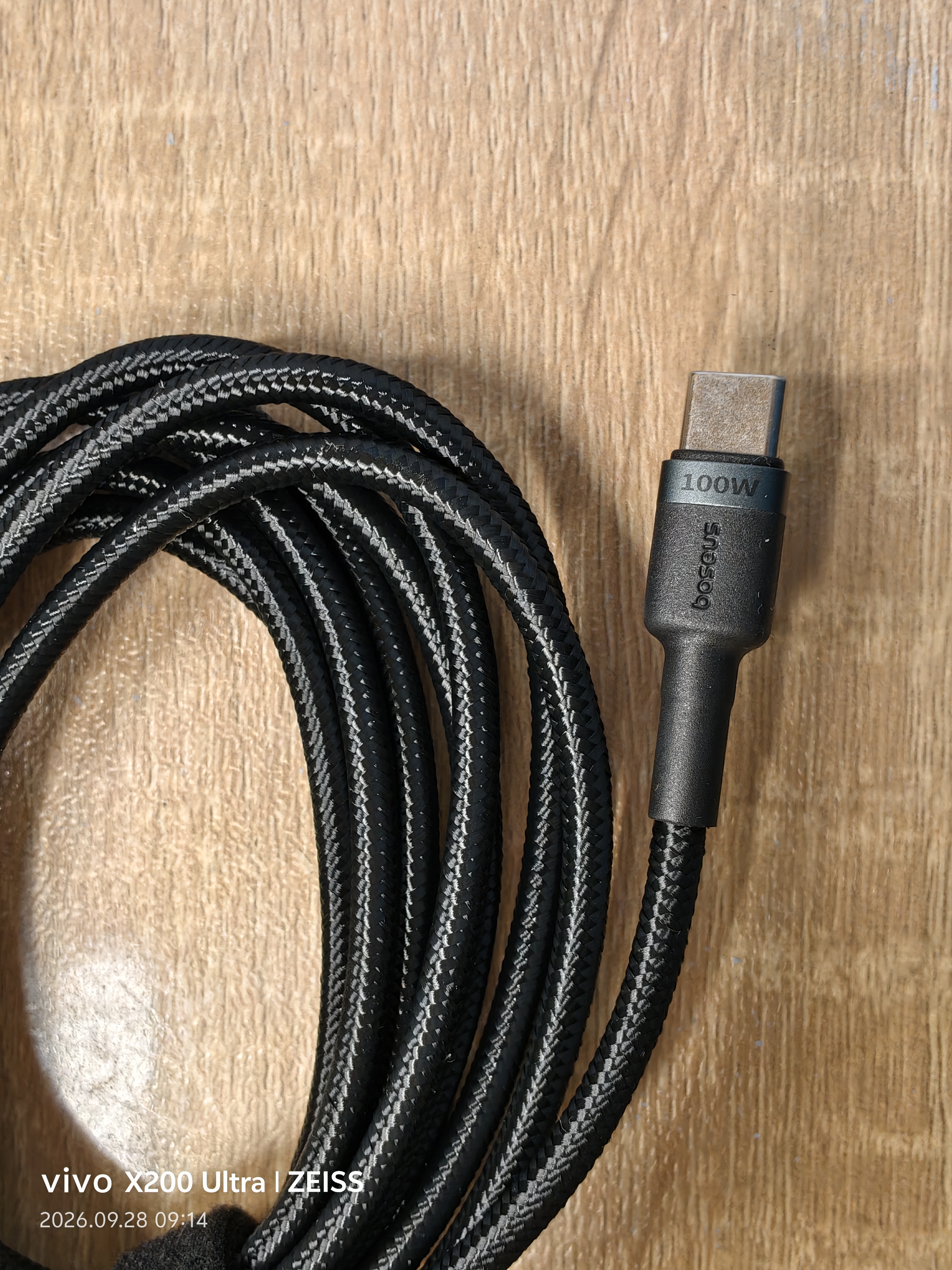 倍思 Type-C数据线双头PD100W快充电线适用苹果iPhone17/16/15/MacBook/iPad苹果笔记本华为小米三星 【100W】双C铝壳编织-2米加长灰黑 实拍图