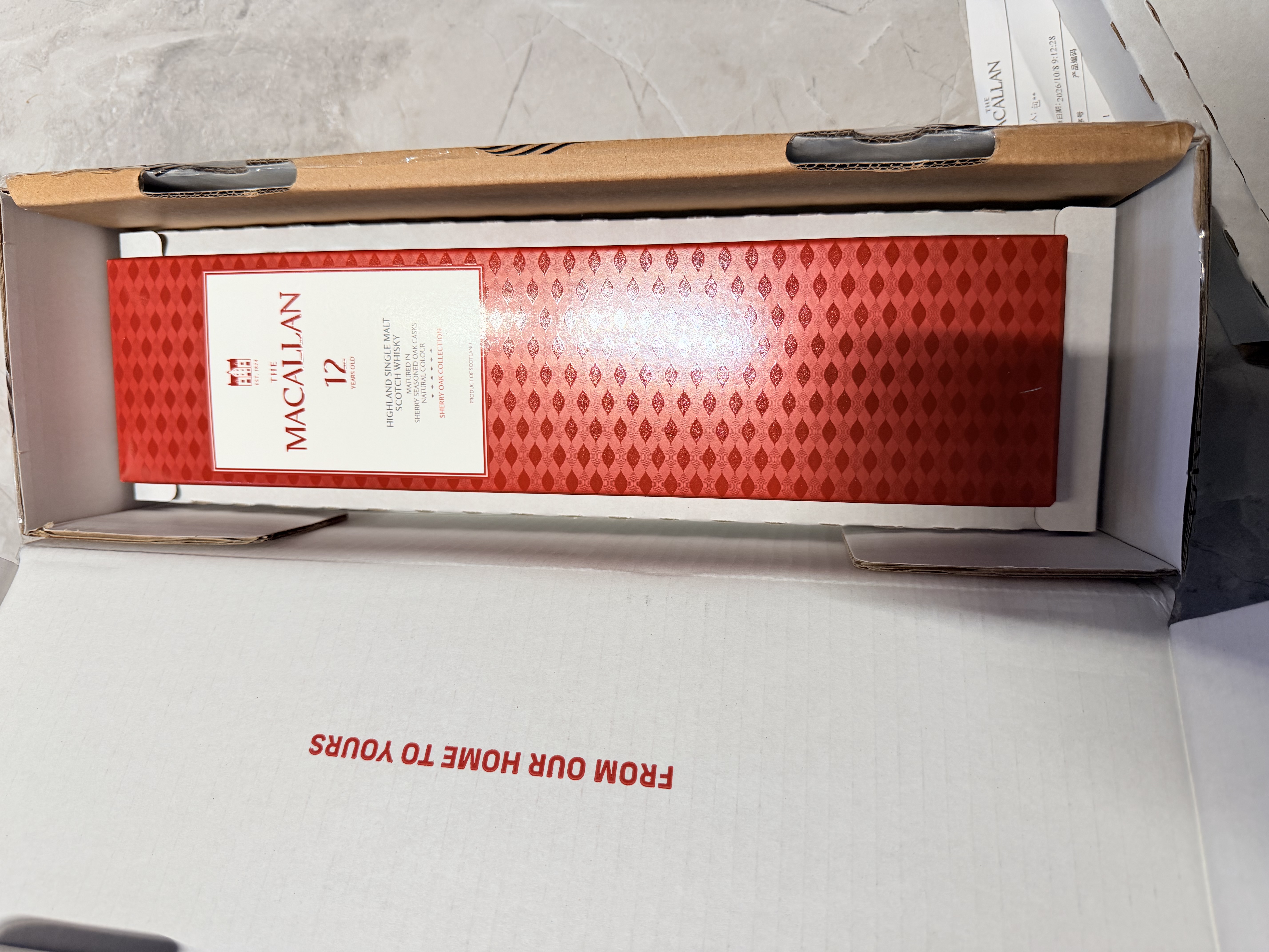 麦卡伦THE MACALLAN【官方正品】12年经典雪莉桶 苏格兰威士忌洋酒喜酒 700ml 晒单实拍图