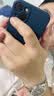 品胜 适用苹果13手机壳iphone13柔性液态保护套全包防摔13超薄软壳直边手机壳 蓝色 实拍图