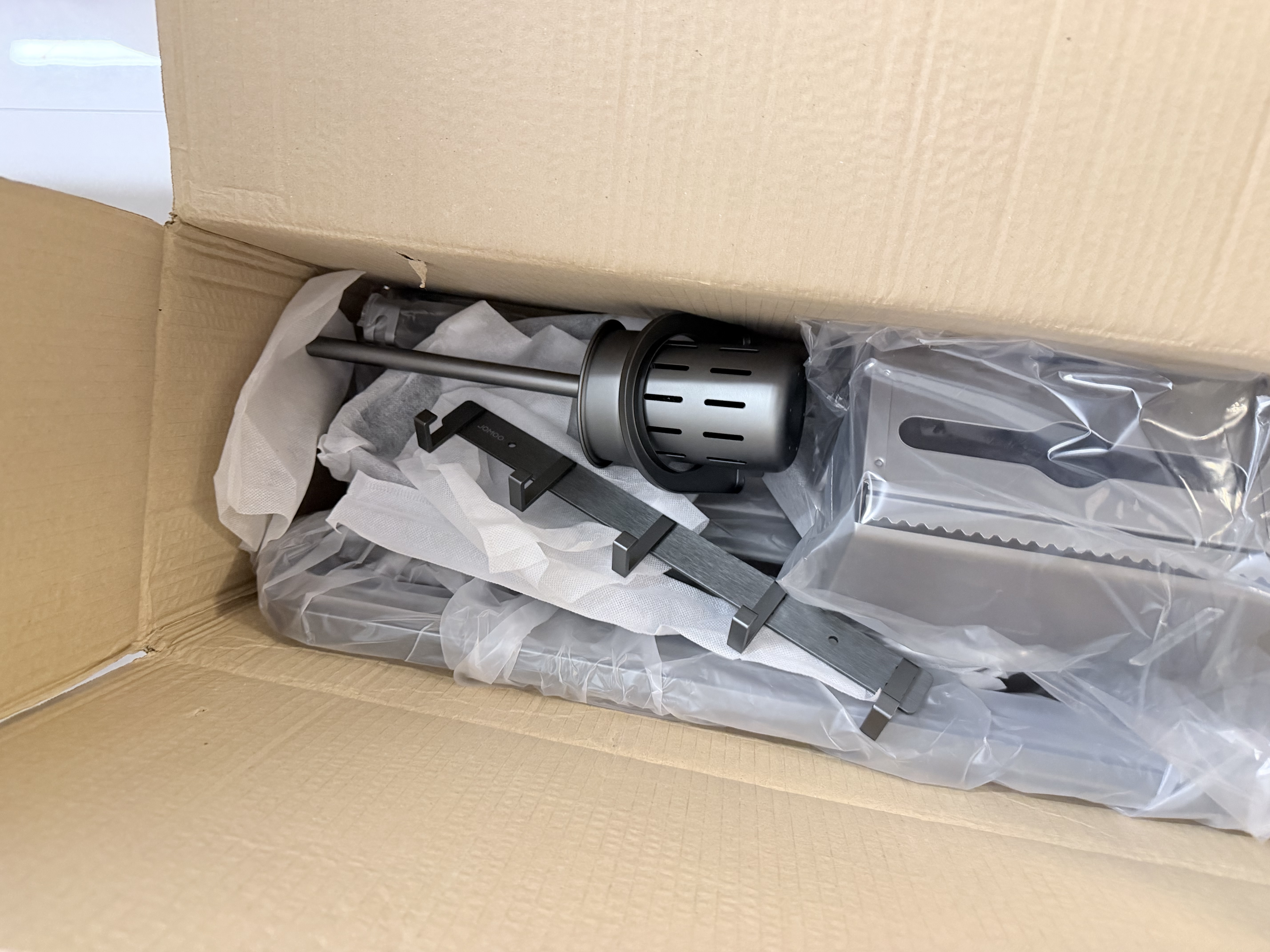 九牧（JOMOO）浴室置物架双折叠毛巾架卫生间免打孔铝合金毛巾挂架套餐93058 【热销大爆款】7件套 实拍图