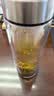 京东京造双层加厚玻璃杯 无铅高硼硅带茶隔水杯304茶隔泡茶杯男士360mL 实拍图