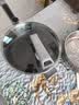 美的（Midea）电炒锅 电火锅 电蒸锅 电煮锅家用多功能 炒菜锅一体不沾5.5L上蒸下煮电热锅 HCG3215 配蒸笼木铲 实拍图