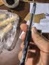 得力（deli）开学必备用品60支办公用品黑色中性笔签字笔学生文具水笔0.5mm子弹头33109 实拍图