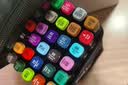 Touchcolor双头油性马克笔30色彩笔套装油性速干绘画美术生专用水彩笔画笔颜料文具套装礼物画画笔 实拍图