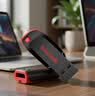 Sandisk闪迪256GB USB3.2 U盘 CZ550黑色 读速100MB/s 安全加密 数据恢复 学习办公电脑车载 高速大容量优盘 实拍图