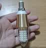 拉伯塔（LABOT）全光谱LED蜡烛灯泡e14小螺口 尖泡拉尾水晶灯光源 三色变光螺旋灯泡高亮节能灯 12W  实拍图