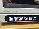 美的（Midea）小滋味2.0微烤炸一体机彩膜触控变频平板顶部烤管热风微波炉电烤箱空气炸一体2026新款F15 实拍图