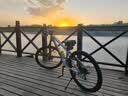 京东京造 XC350山地自行车铝合金禧玛诺21速油压碟刹成年人学生15寸时空银 实拍图