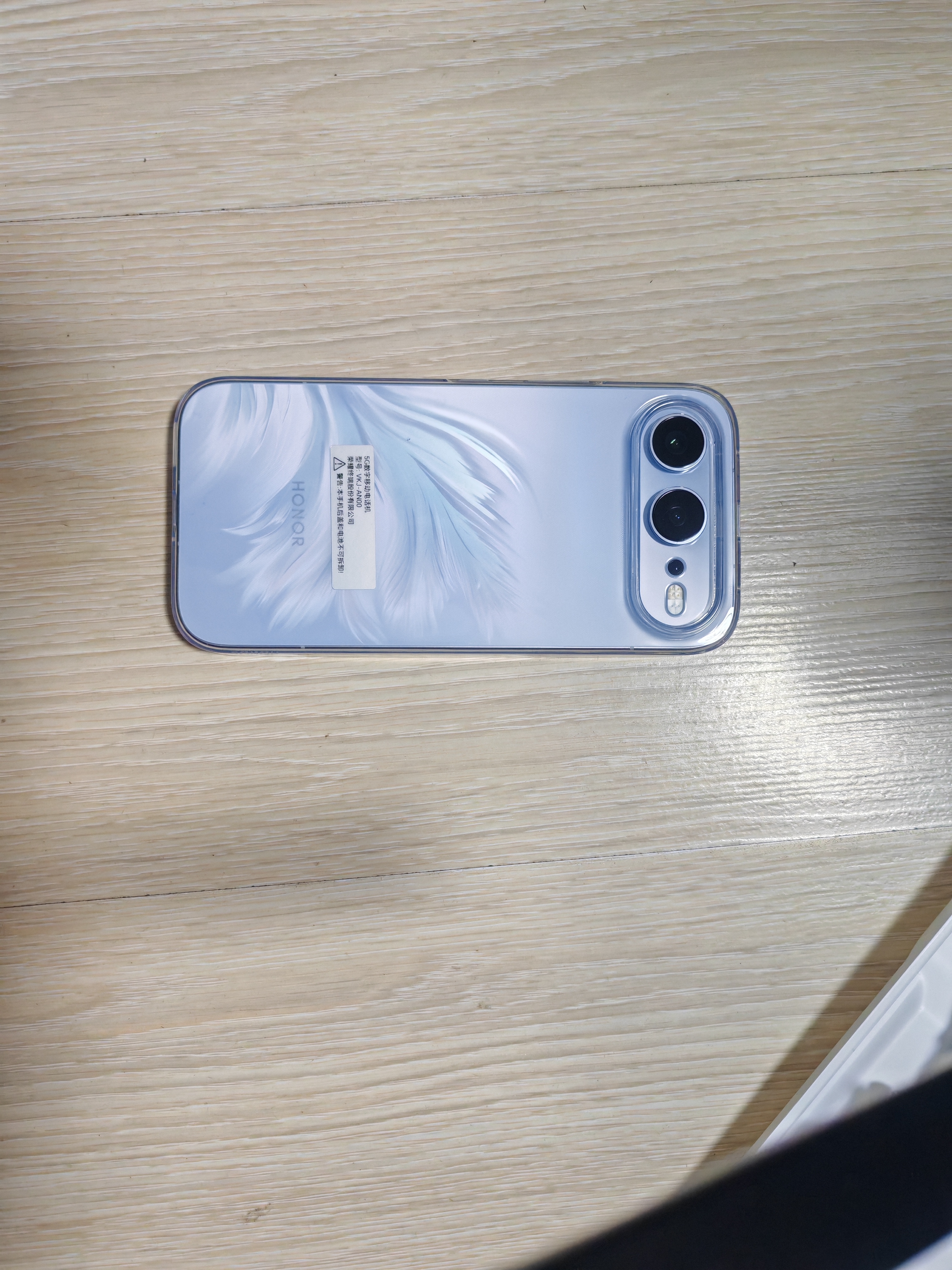 荣耀600 超级版 12+512光羽蓝 肖战同款 4k闪光微单Live 8600mAh大电池 5G AI 学生 拍照手机 国家补贴 实拍图