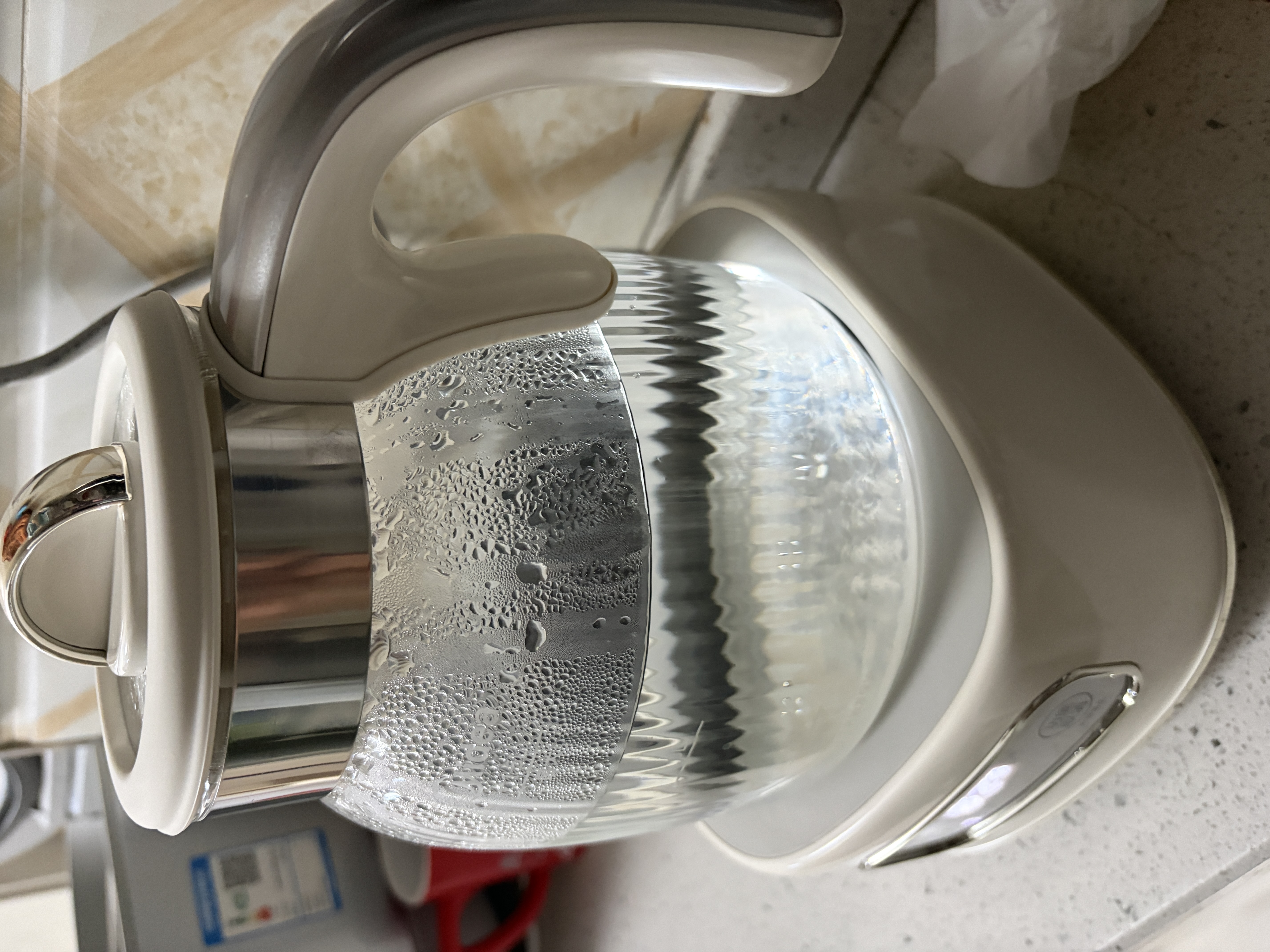 美的（Midea）养生壶全玻璃0胶水全自动煮茶壶母婴智能泡奶机烧水壶恒温电热水壶辅食机花茶壶 MK-YS15B105 1.5L 实拍图