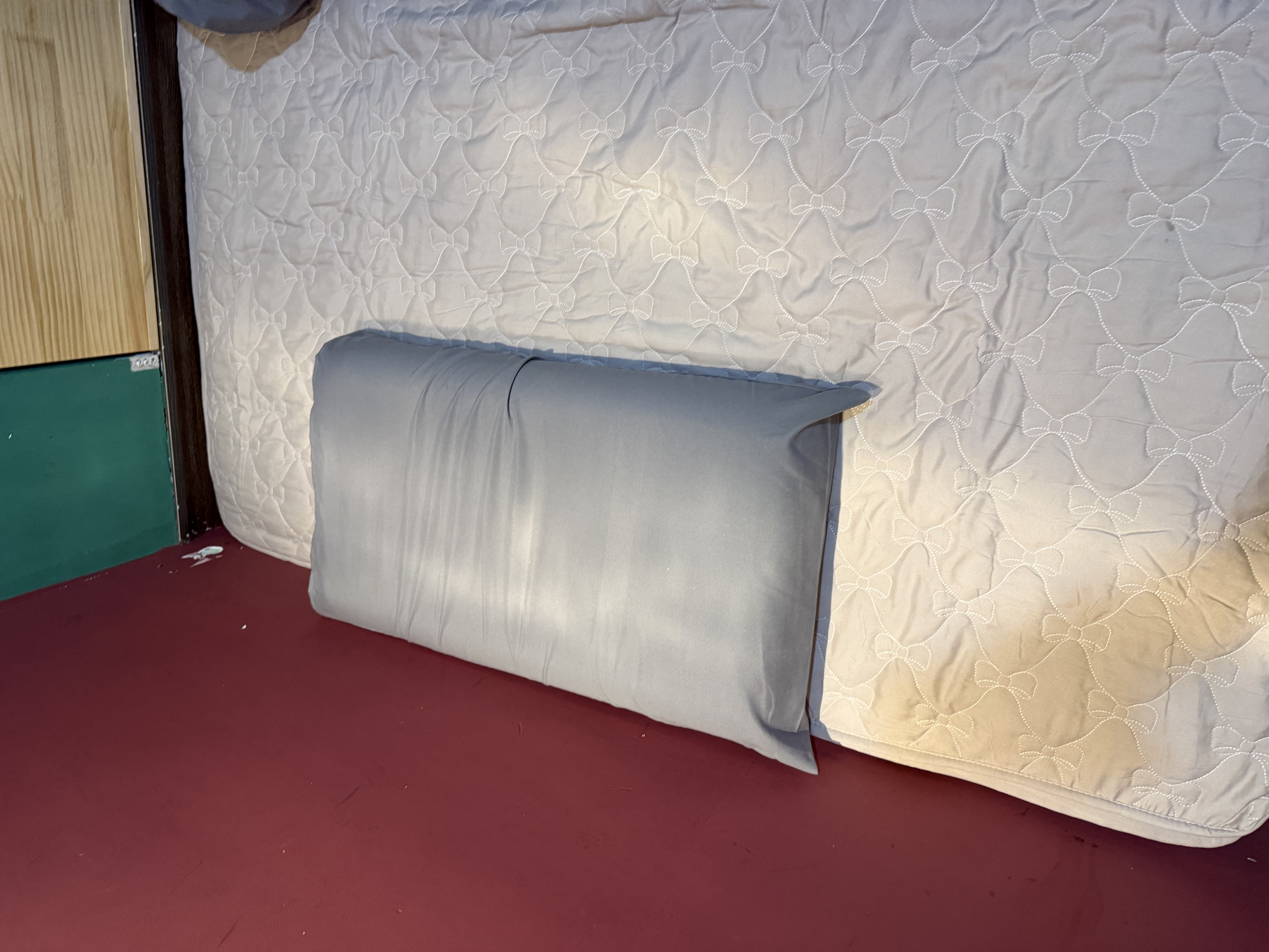 京东京造悦柔枕套 A类一等品120g加厚耐用枕头套 48x74cm 一对装 岩石灰 实拍图