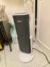 美的（Midea）【悬停定点送风】石墨烯智能语音暖风机取暖器 家用电暖气电暖器 负离子电暖风暖脚小太阳HFR20YLR 实拍图