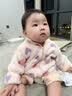 优衣库婴幼儿长绒摇粒绒拉链茄克长袖印花宝宝外套478435 11 粉红色 80 实拍图