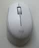 罗技（Logitech）M330 静音鼠标 无线鼠标 办公鼠标 右手鼠标 带无线微型接收器 白色 实拍图