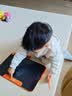 纽曼18英寸充电版液晶大屏数学电子黑板手写板儿童画板办公写字板宝绘画家用草稿男女孩生日礼物橙色 实拍图