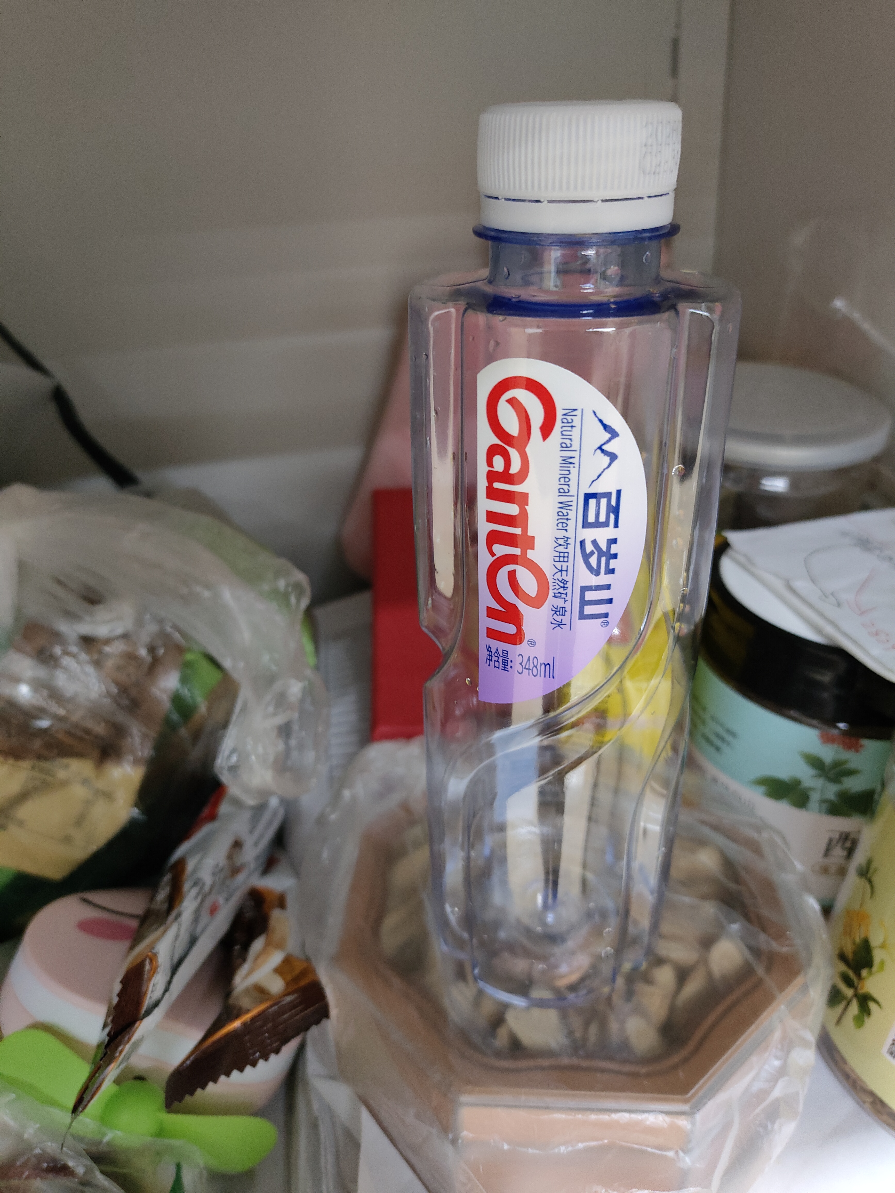景田百岁山饮用天然矿泉水 348ml*24瓶整箱装 会议办公饮用水 实拍图