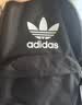 adidas休闲日常通勤运动双肩背包学生书包开学男女阿迪达斯三叶草   黑色/白   NS(均码) 实拍图